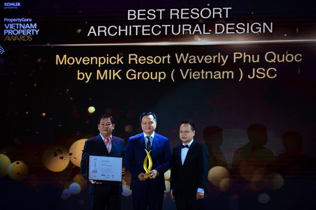 Movenpick Resort Waverly Phú Quốc giành cú đúp giải thưởng quốc tế